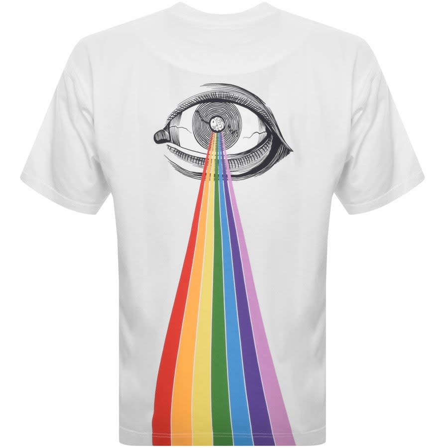 Image number 3 for Pretty Green Optical Oversized T Shirt White