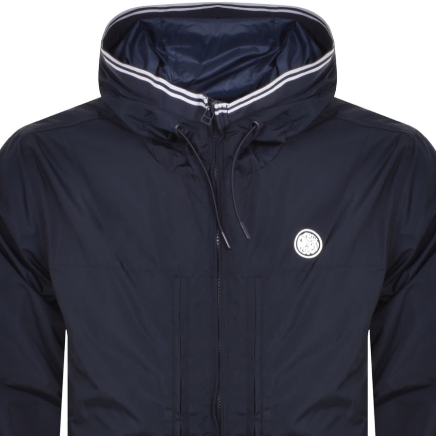 Image number 2 for Pretty Green Allesley Nylon Jacket Navy