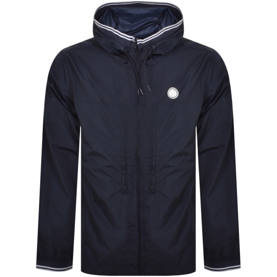 Image number 1 for Pretty Green Allesley Nylon Jacket Navy