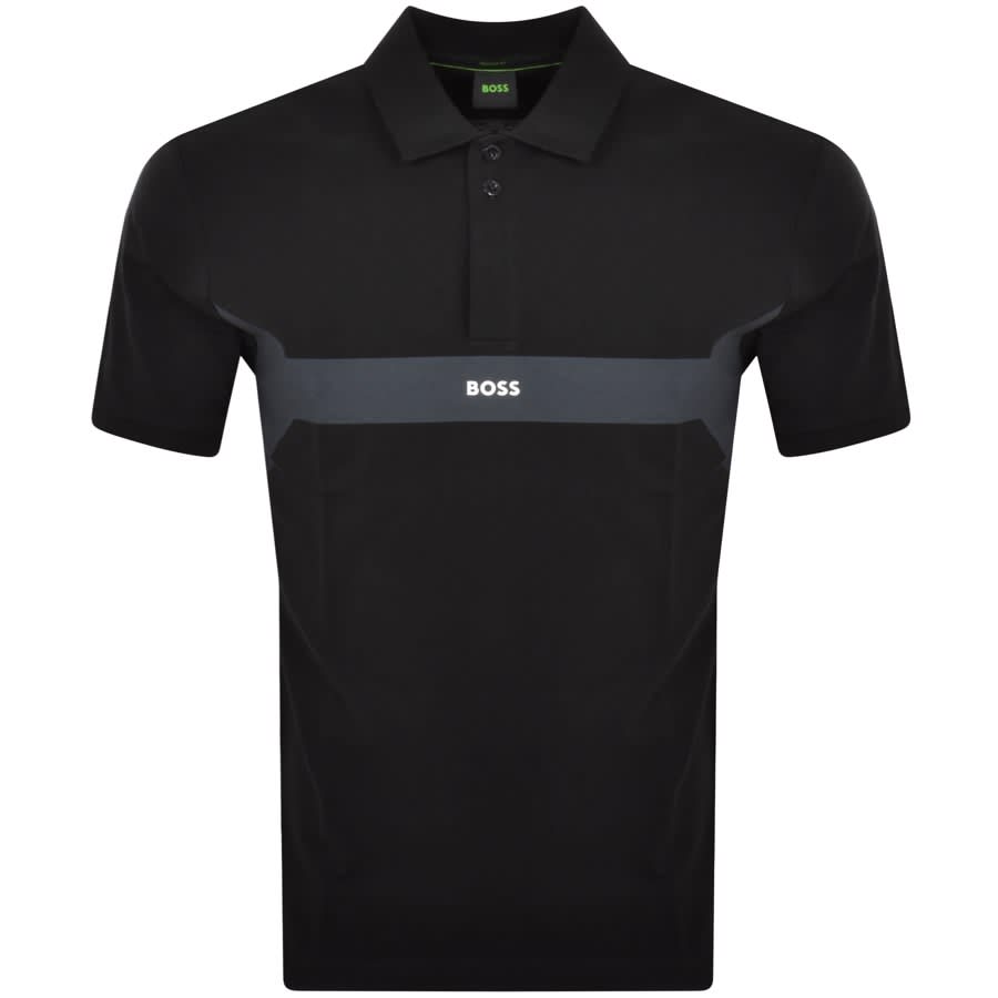 Image number 1 for BOSS Paddy 2 Polo T Shirt Black