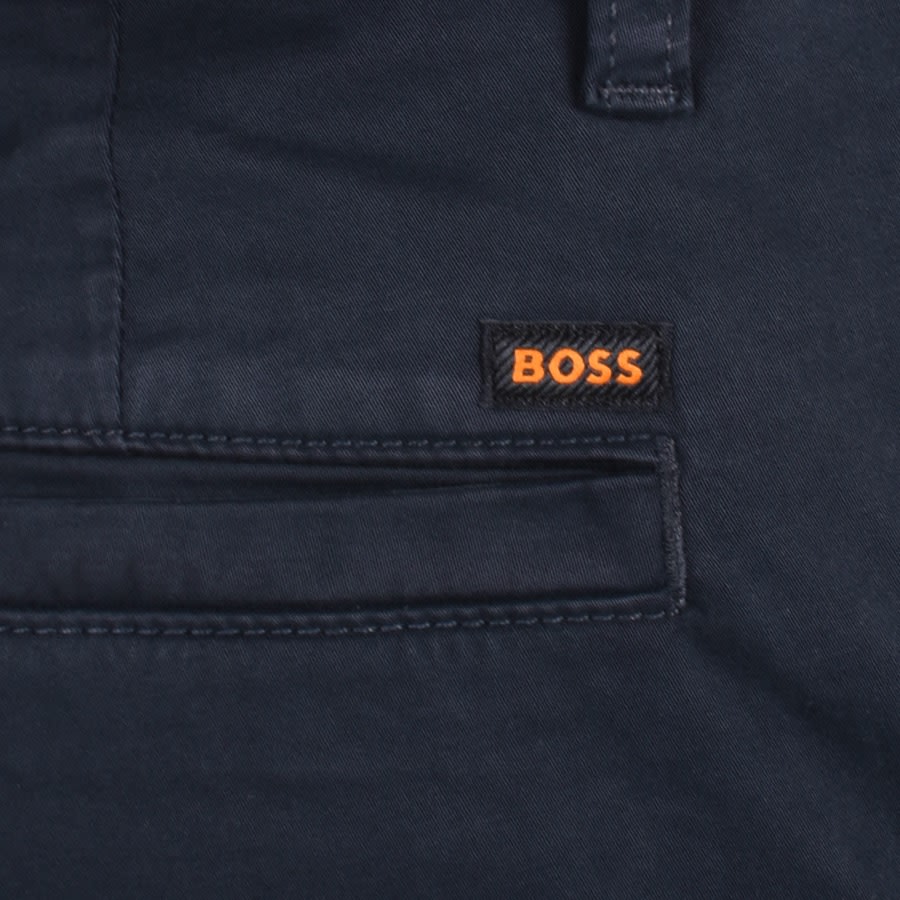 Image number 3 for BOSS Tapered Chinos Navy