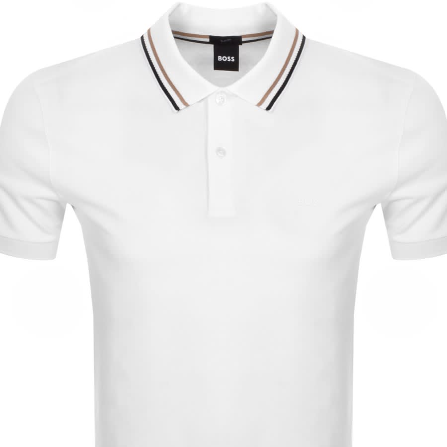 Image number 2 for BOSS Penrose 38 Polo T Shirt White