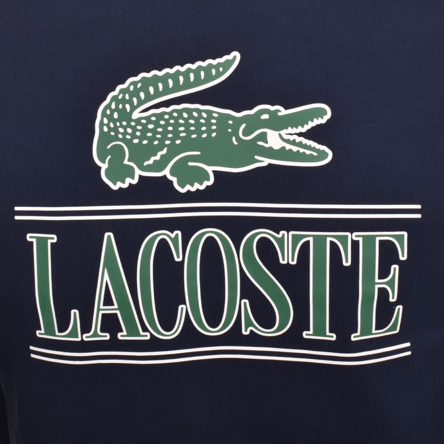 Image number 3 for Lacoste Logo Sweatshirt Navy