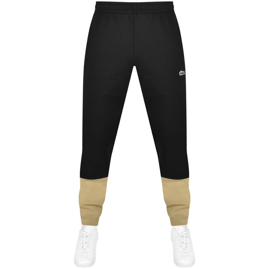 Image number 5 for Lacoste Logo Joggers Black