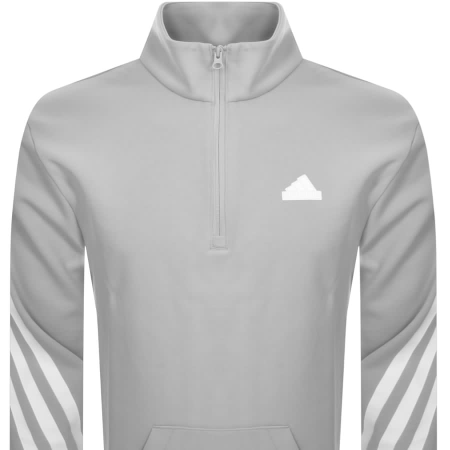 Image number 2 for adidas Sportswear Half Zip Sweatshirt Grey