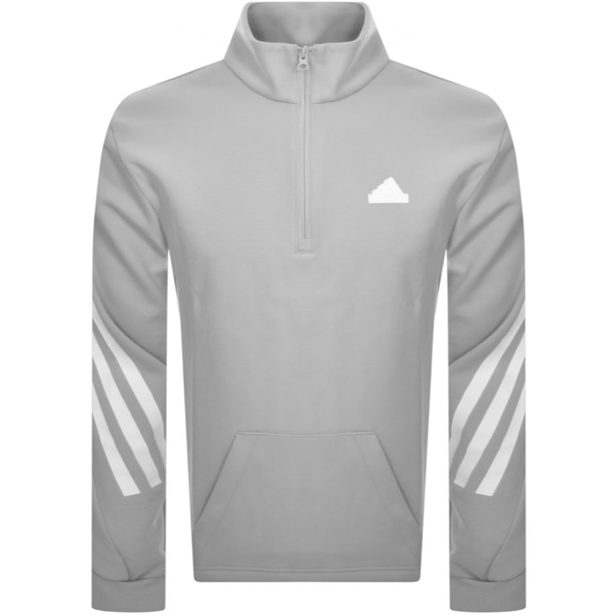Image number 1 for adidas Sportswear Half Zip Sweatshirt Grey
