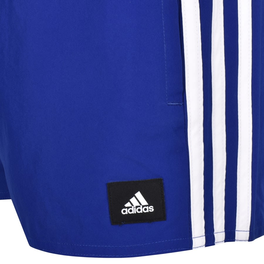 Image number 4 for adidas 3 Stripes Swim Shorts Blue