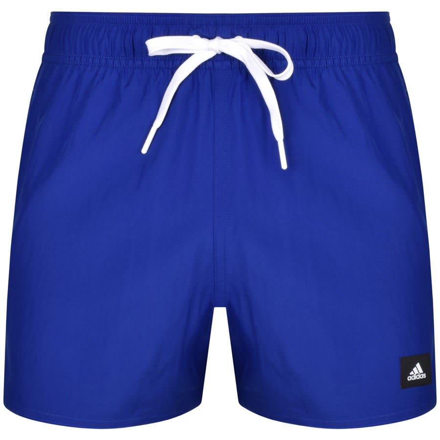 adidas 3 Stripes Swim Shorts Blue | Mainline Menswear