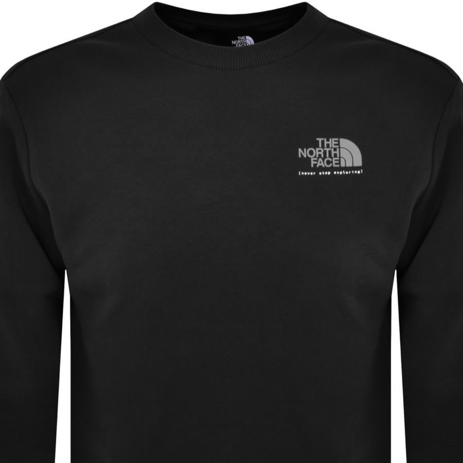 Image number 2 for The North Face Crew Neck Sweatshirt Black