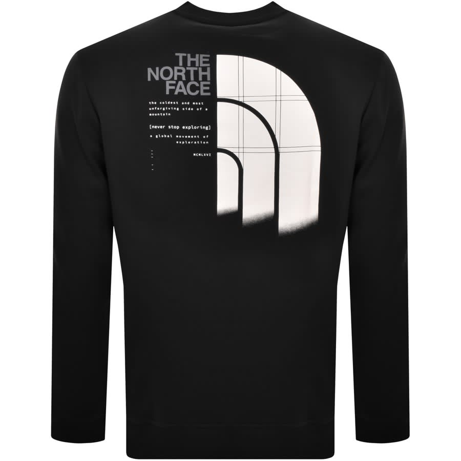 Image number 3 for The North Face Crew Neck Sweatshirt Black