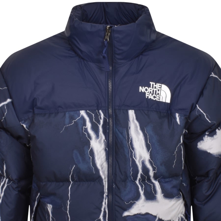 Image number 2 for The North Face Retro Nuptse Jacket Navy