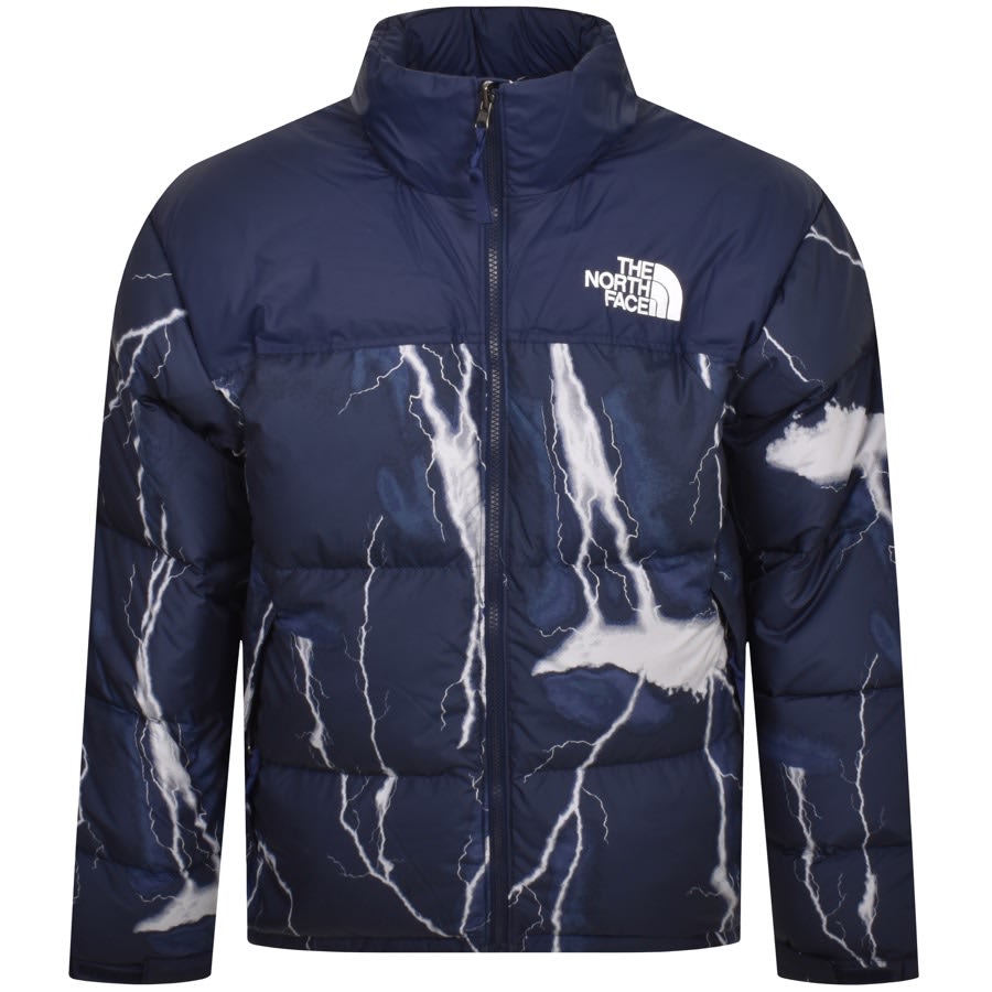 Image number 1 for The North Face Retro Nuptse Jacket Navy