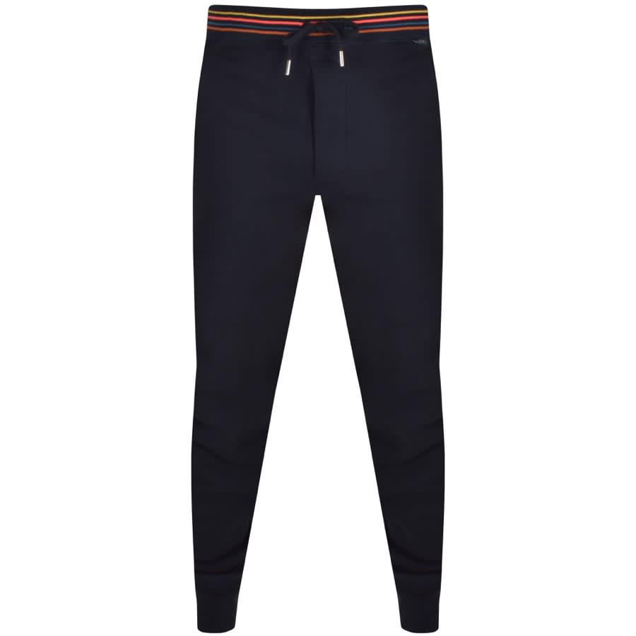 Image number 1 for Paul Smith Lounge Artist Rib Joggers Navy