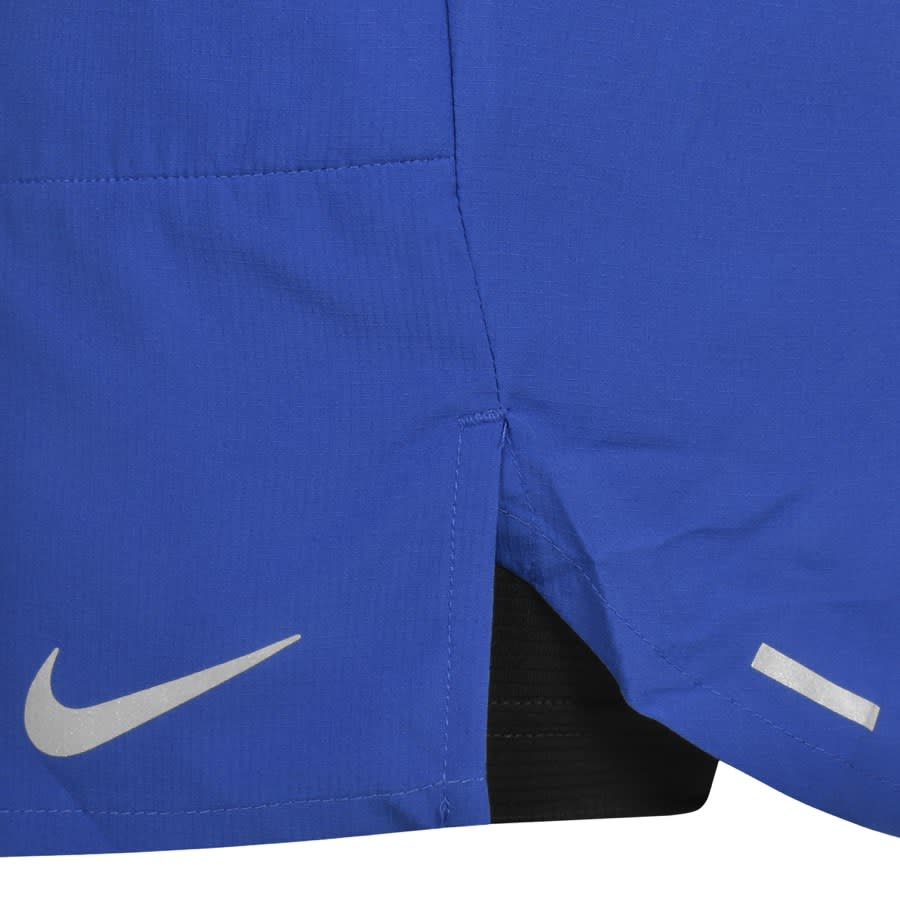 Image number 3 for Nike Training Stride 2 In 1 Running Shorts Blue