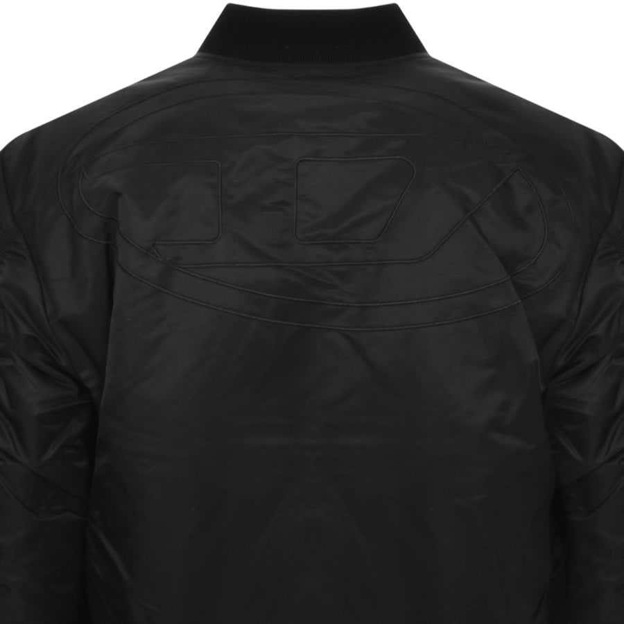 Image number 3 for Diesel Logo J Mattan Reversible Jacket Black