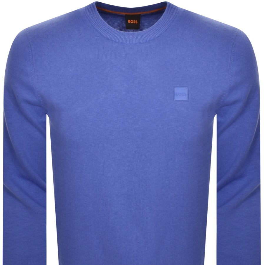 Image number 2 for BOSS Kanovano Knit Jumper Purple