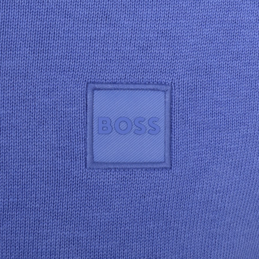 Image number 3 for BOSS Kanovano Knit Jumper Purple