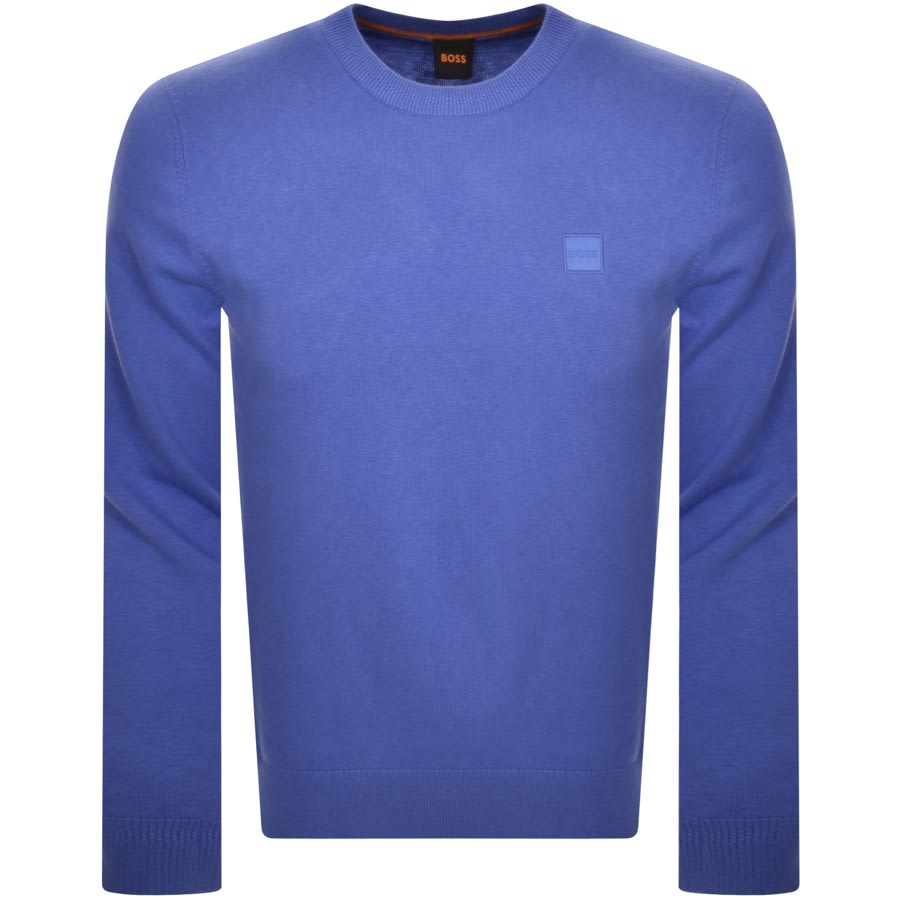 Image number 1 for BOSS Kanovano Knit Jumper Purple