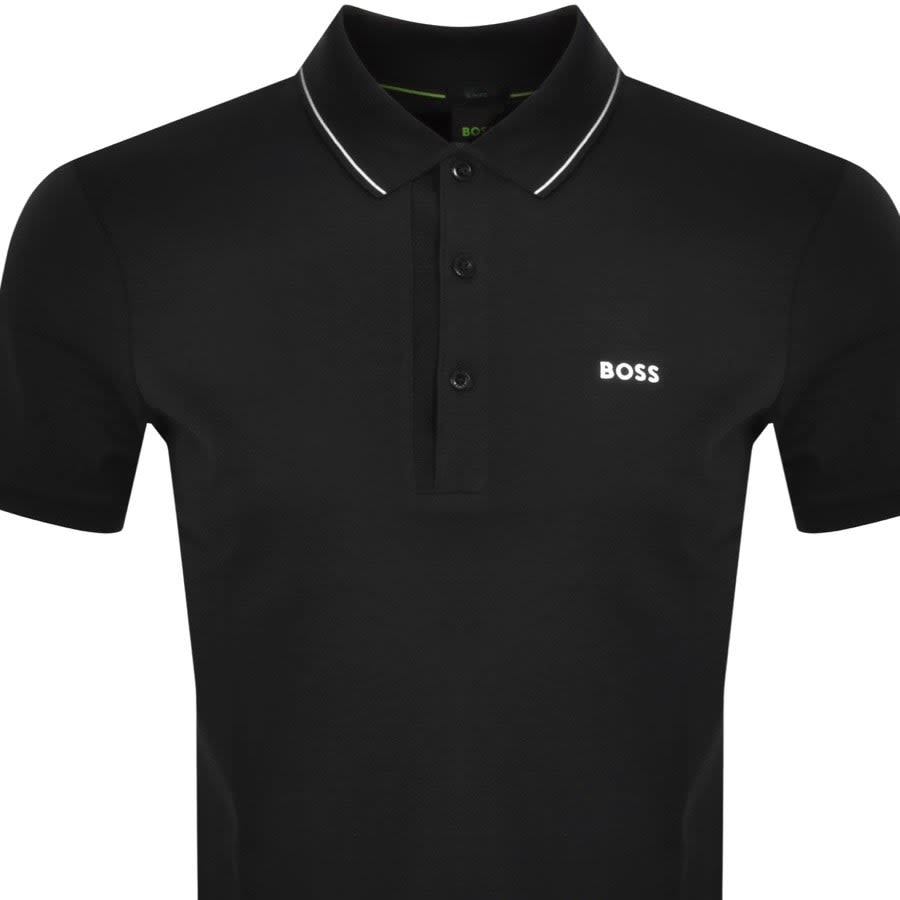 Image number 2 for BOSS Paule Polo T Shirt Black