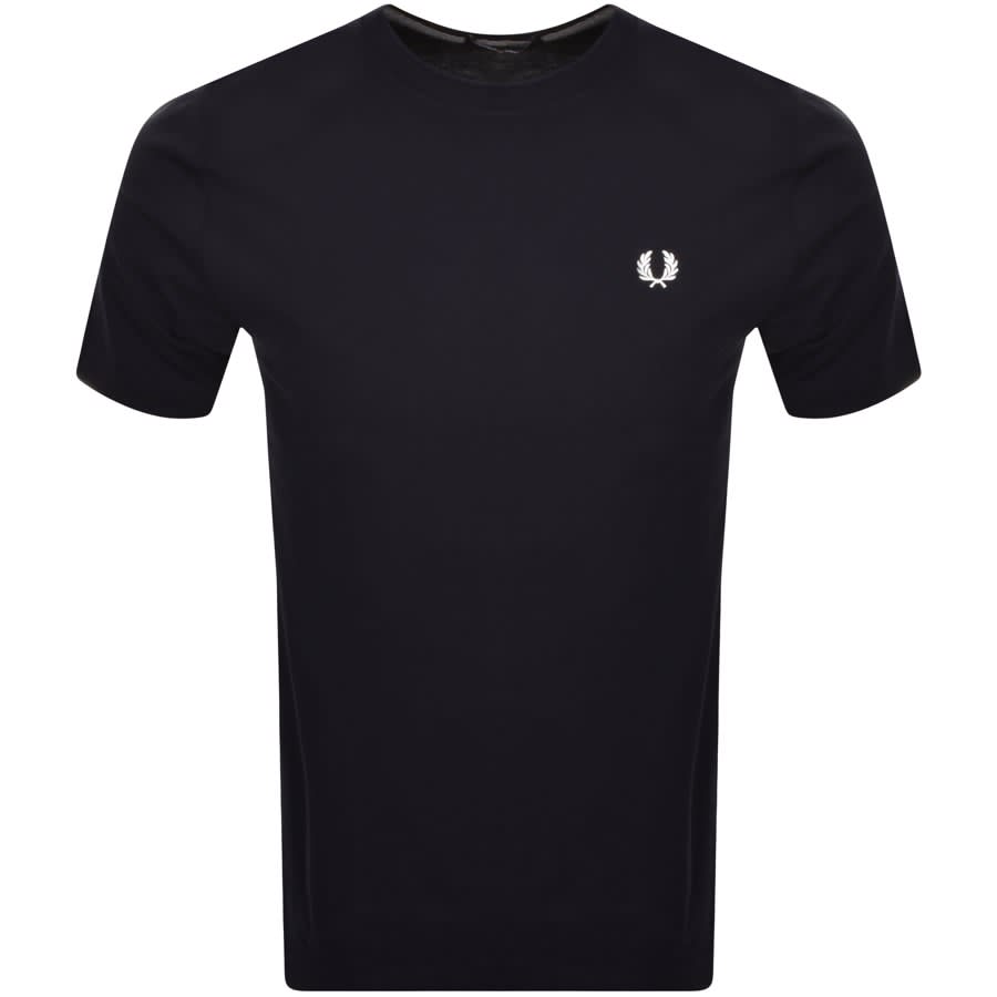 Image number 1 for Fred Perry Crew Neck T Shirt Navy