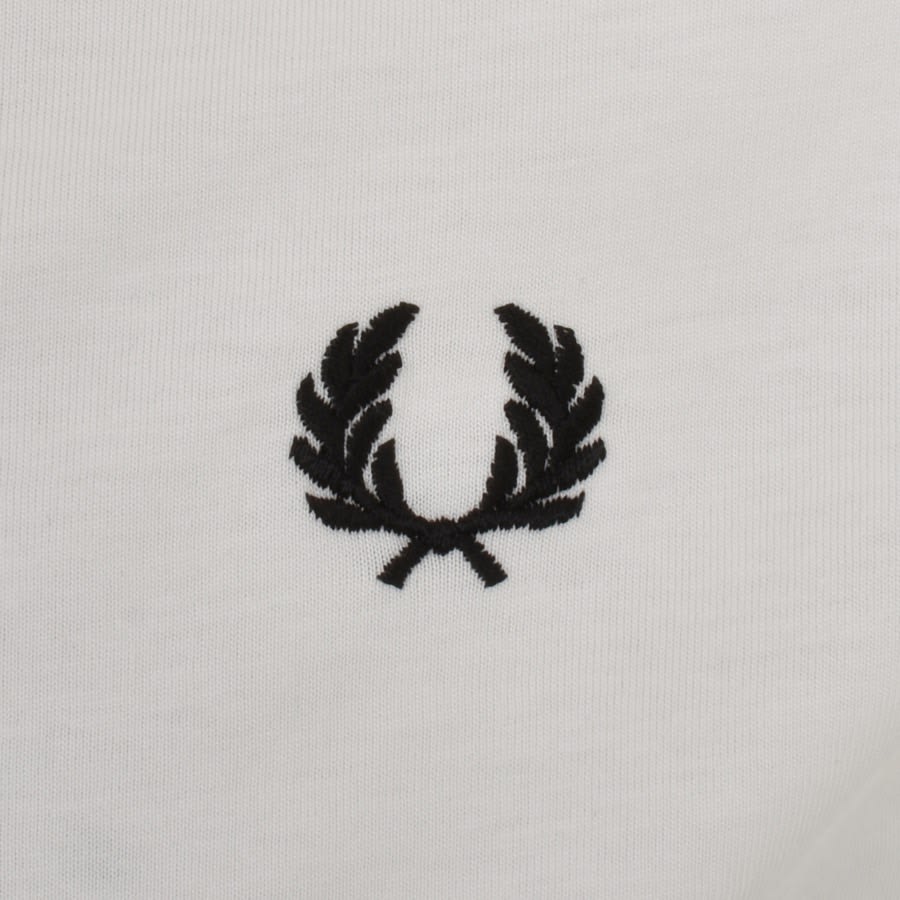 Image number 3 for Fred Perry Crew Neck T Shirt White
