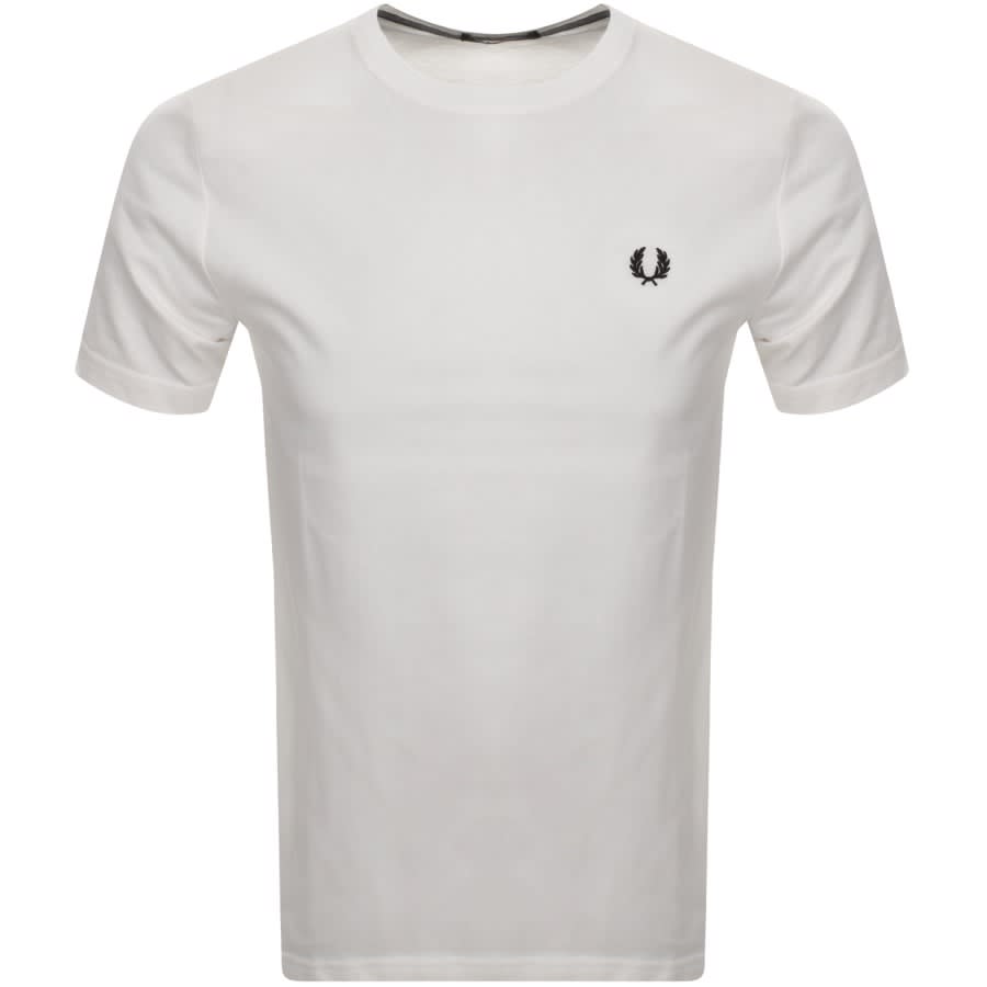 Image number 1 for Fred Perry Crew Neck T Shirt White