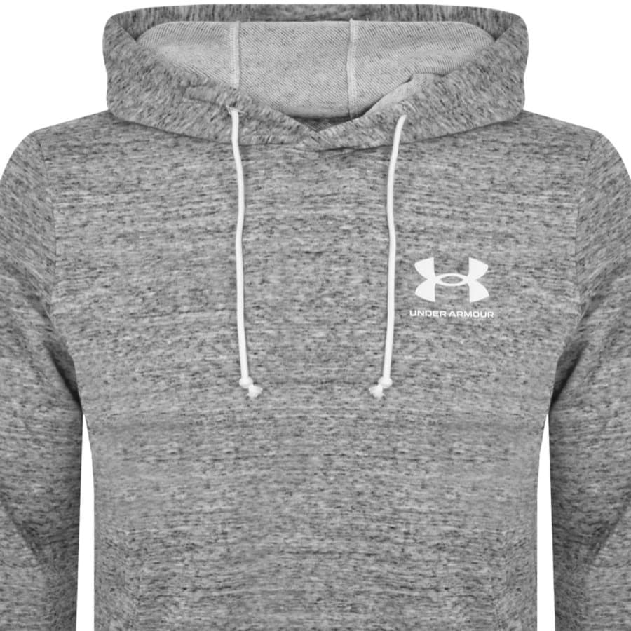 Image number 2 for Under Armour Rival Terry Hoodie Grey