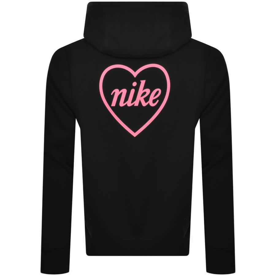 Image number 4 for Nike Extend Vday Logo Hoodie Black