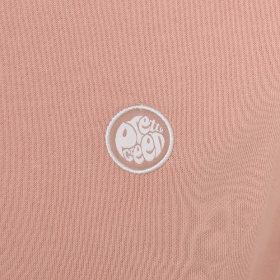 Image number 3 for Pretty Green Cascade Logo Sweatshirt Pink