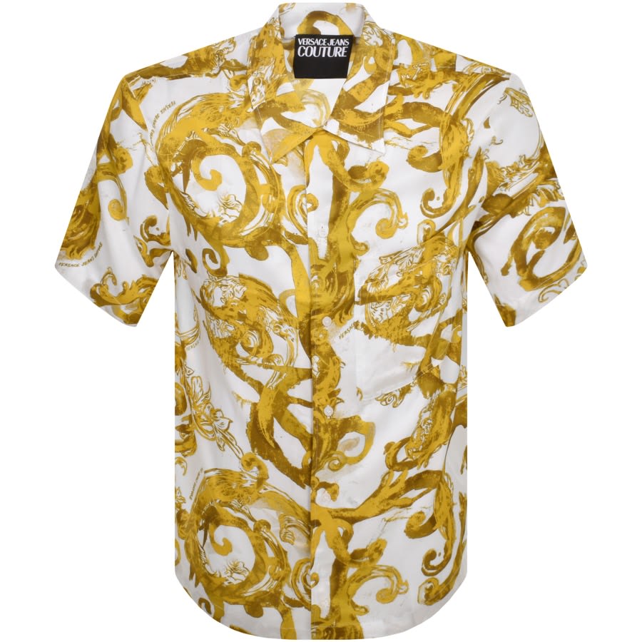Image number 1 for Versace Jeans Couture Baroque Shirt White