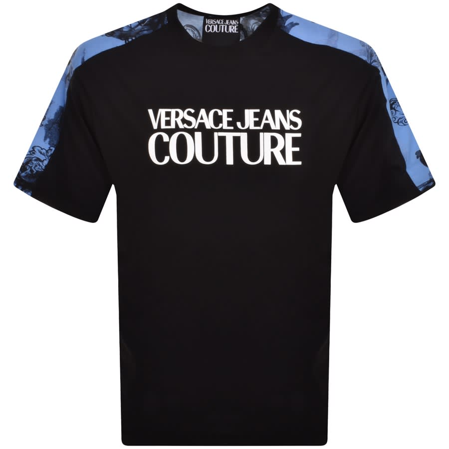 Image number 2 for Versace Jeans Couture Logo T Shirt Black
