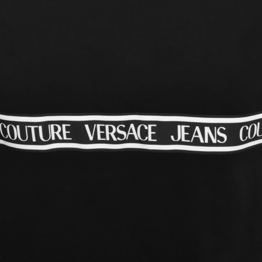 Image number 3 for Versace Jeans Couture Tape T Shirt Black