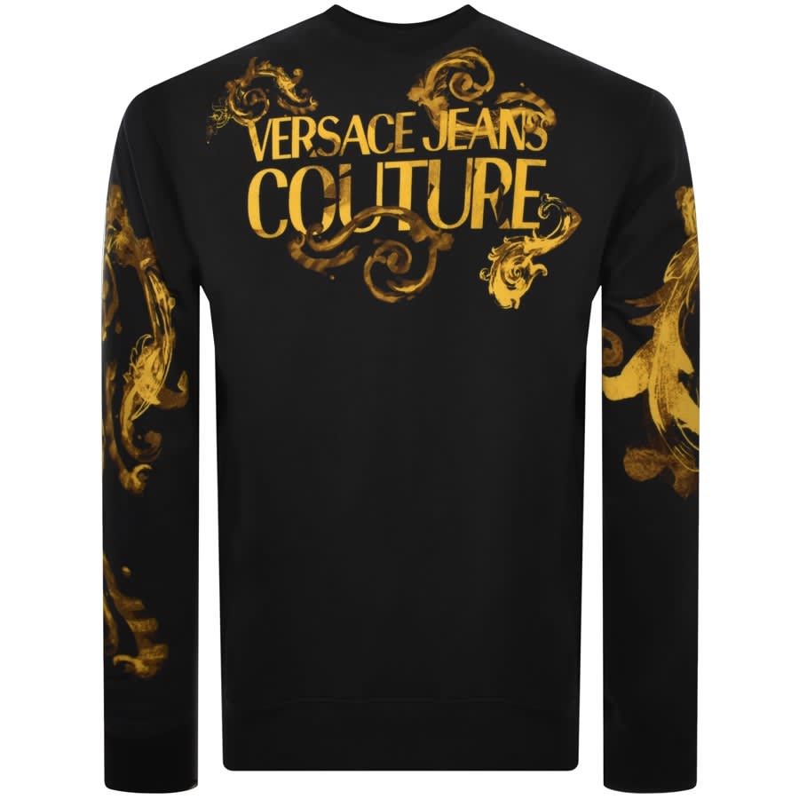 Image number 3 for Versace Jeans Couture Baroque Sweatshirt Black