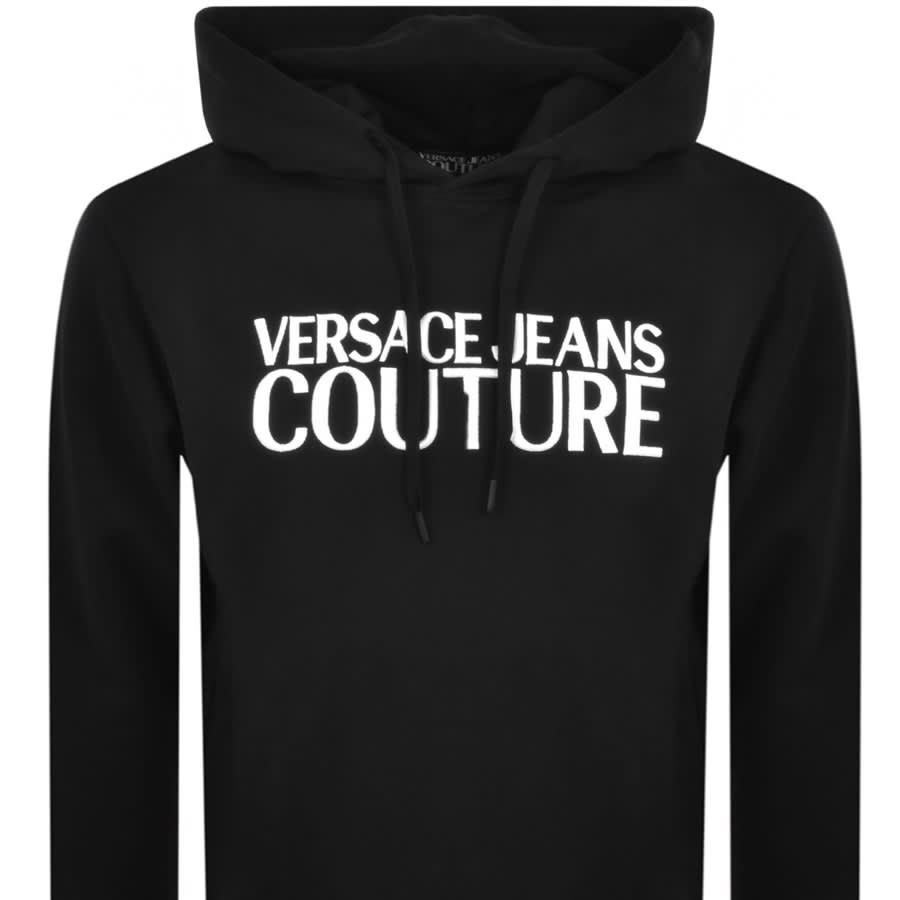 Image number 2 for Versace Jeans Couture Logo Hoodie Black