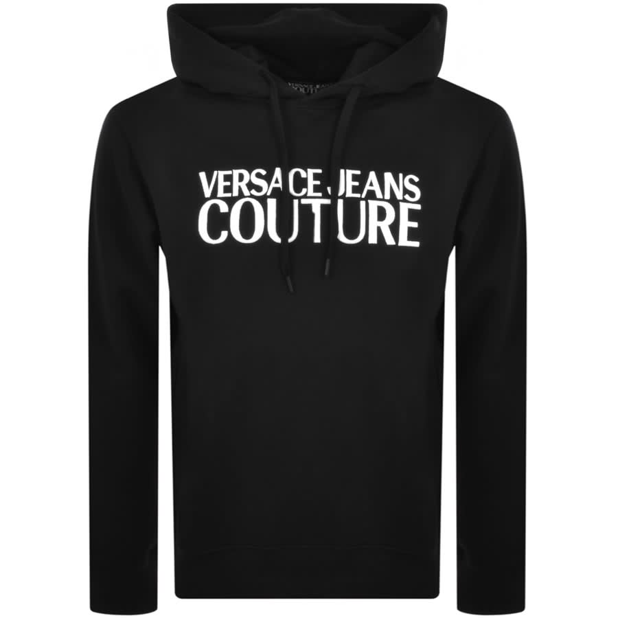 Image number 1 for Versace Jeans Couture Logo Hoodie Black