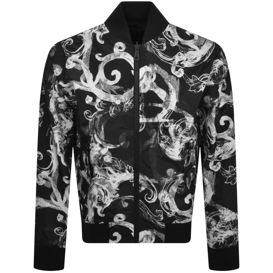Image number 2 for Versace Jeans Couture Reversible Jacket Black