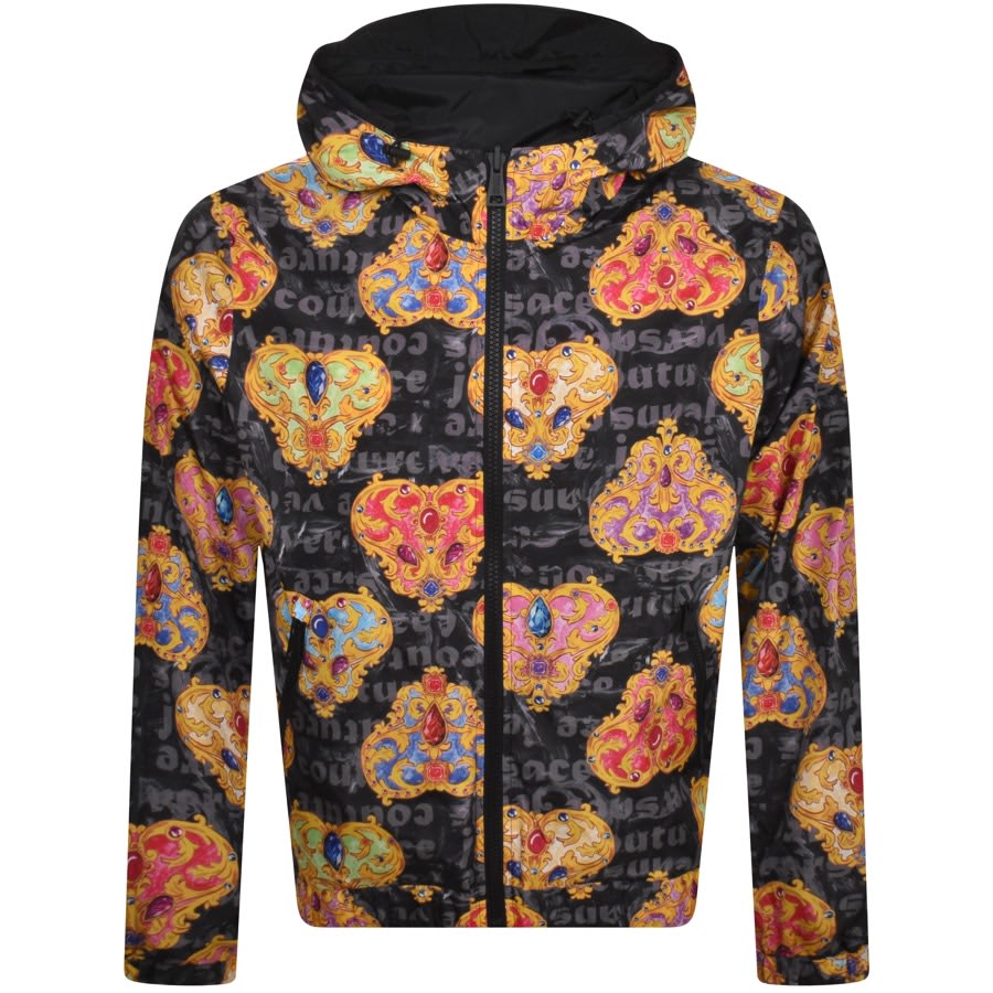 Image number 2 for Versace Jeans Couture Heart Jacket Black