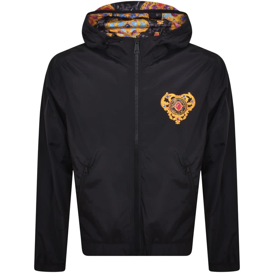 Image number 3 for Versace Jeans Couture Heart Jacket Black