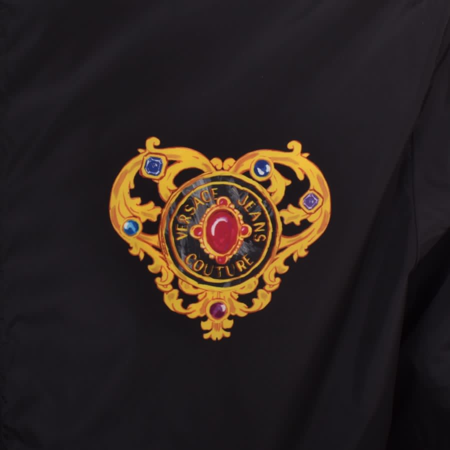 Image number 4 for Versace Jeans Couture Heart Jacket Black
