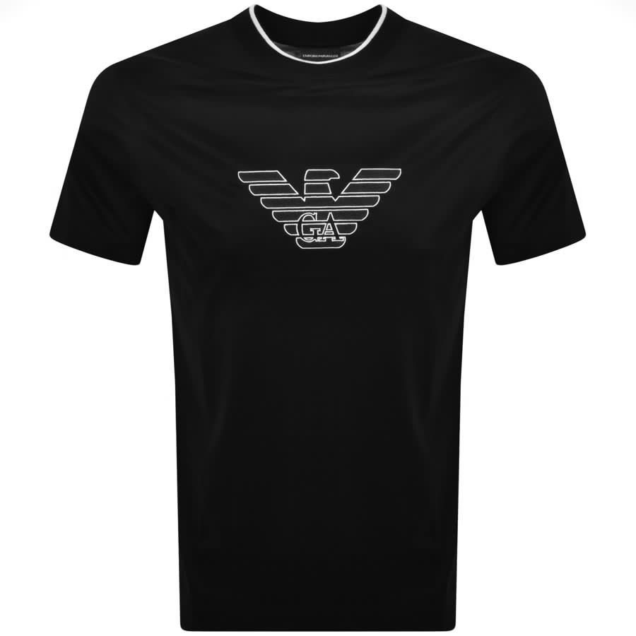 Image number 1 for Emporio Armani Logo T Shirt Black