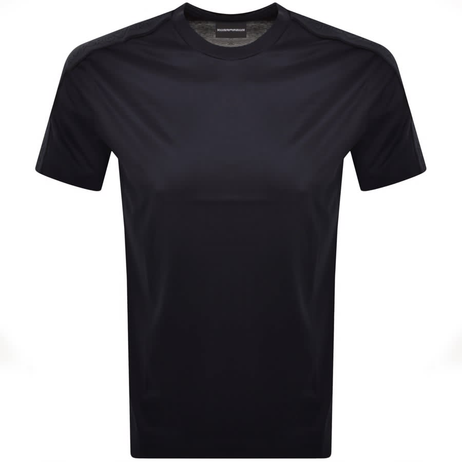 Image number 2 for Emporio Armani Logo T Shirt Navy
