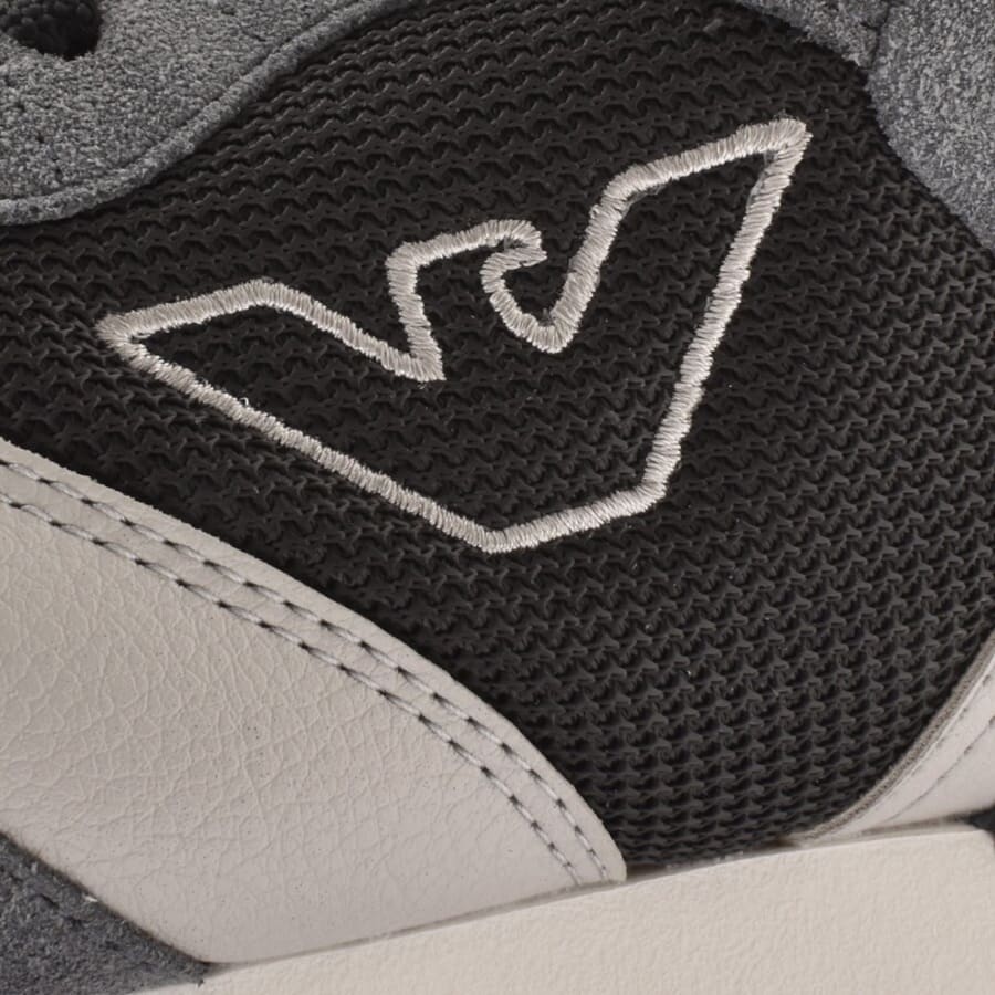 Image number 4 for Emporio Armani Logo Trainers Grey