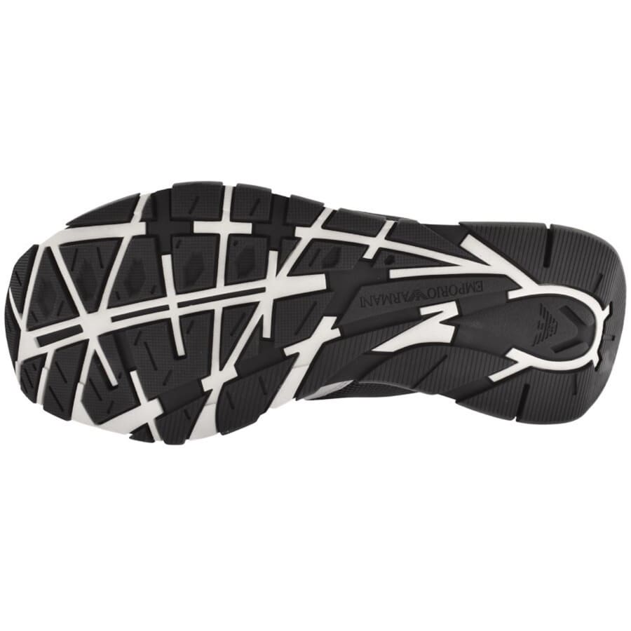 Image number 5 for Emporio Armani Logo Trainers Grey
