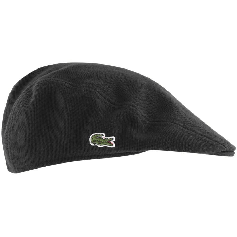 Lacoste Flat Cap Black Mainline Menswear