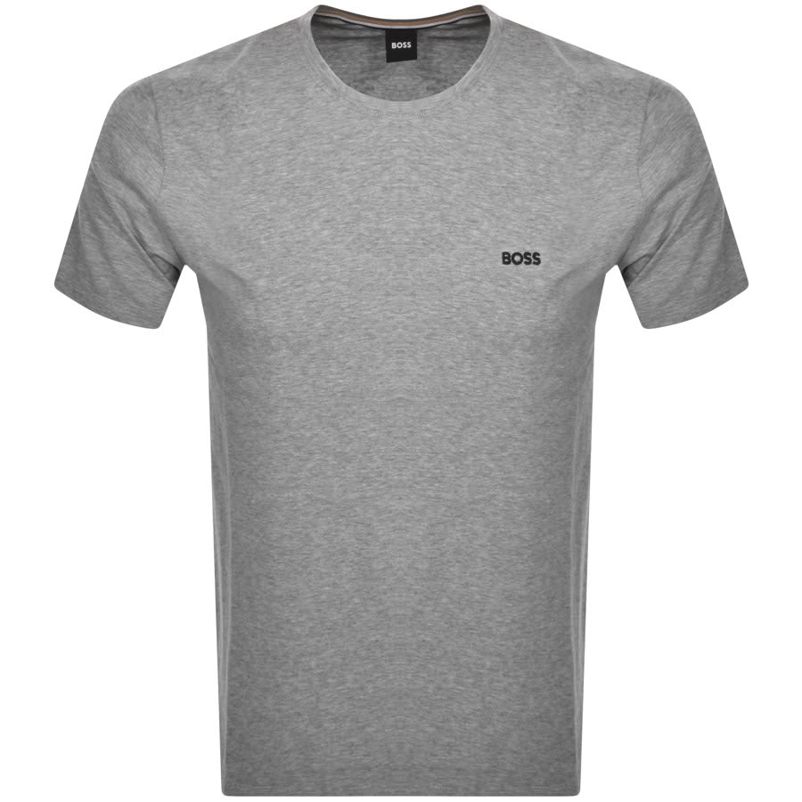 Image number 1 for BOSS Logo T Shirt Grey