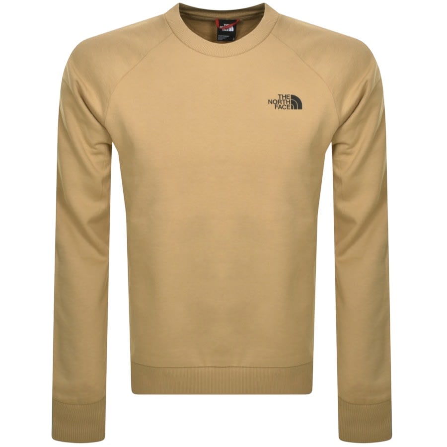 Image number 2 for The North Face Crew Neck Sweatshirt Khaki