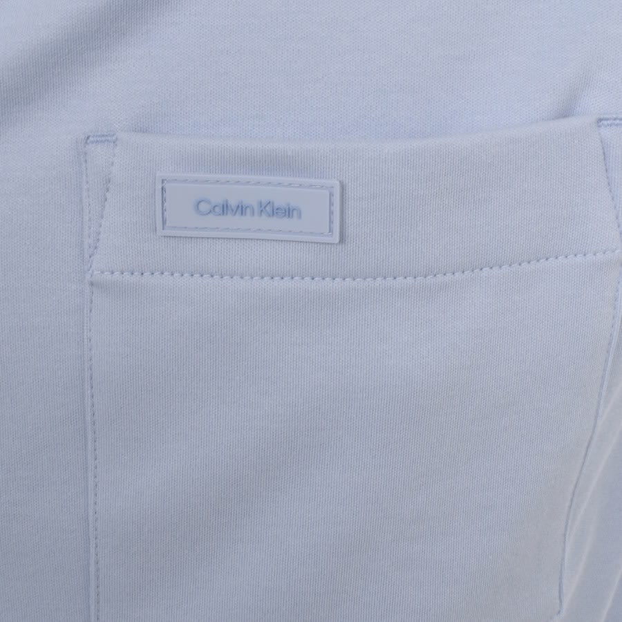 Image number 3 for Calvin Klein Smooth Cotton Shirt Blue
