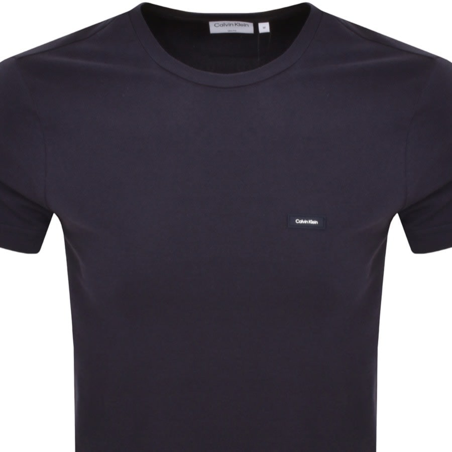 Calvin Klein Logo T Shirt Navy