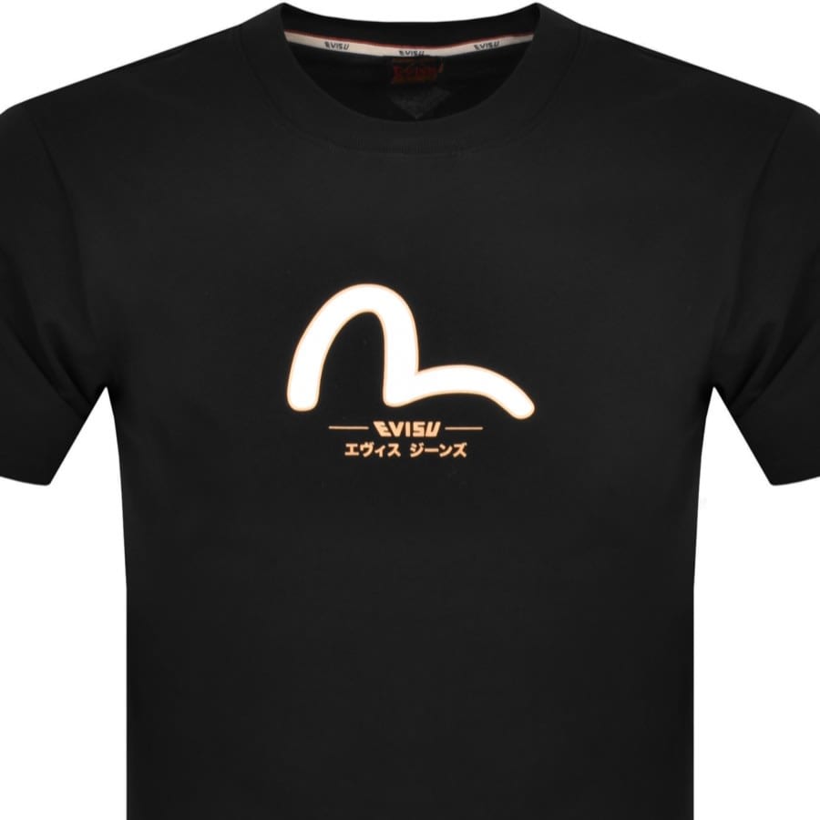 Image number 2 for Evisu Logo T Shirt Black
