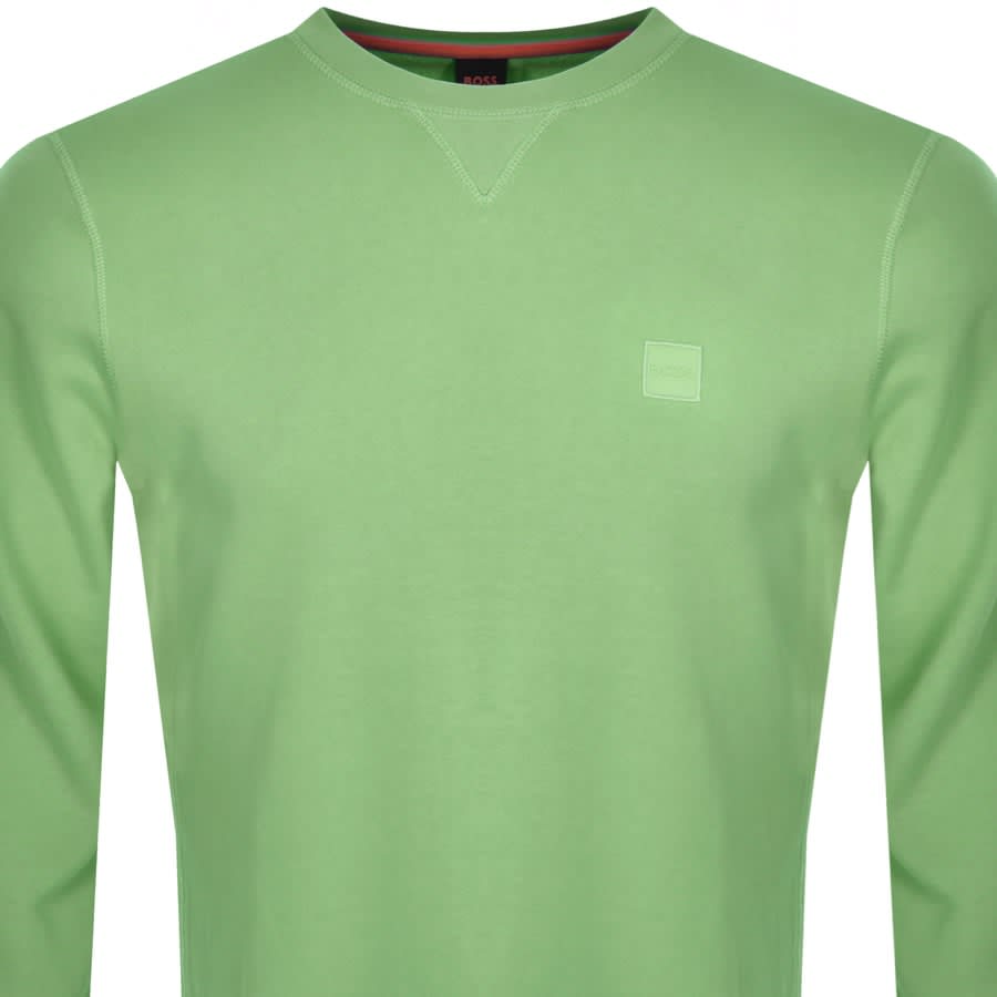 Image number 2 for BOSS Westart 1 Sweatshirt Green